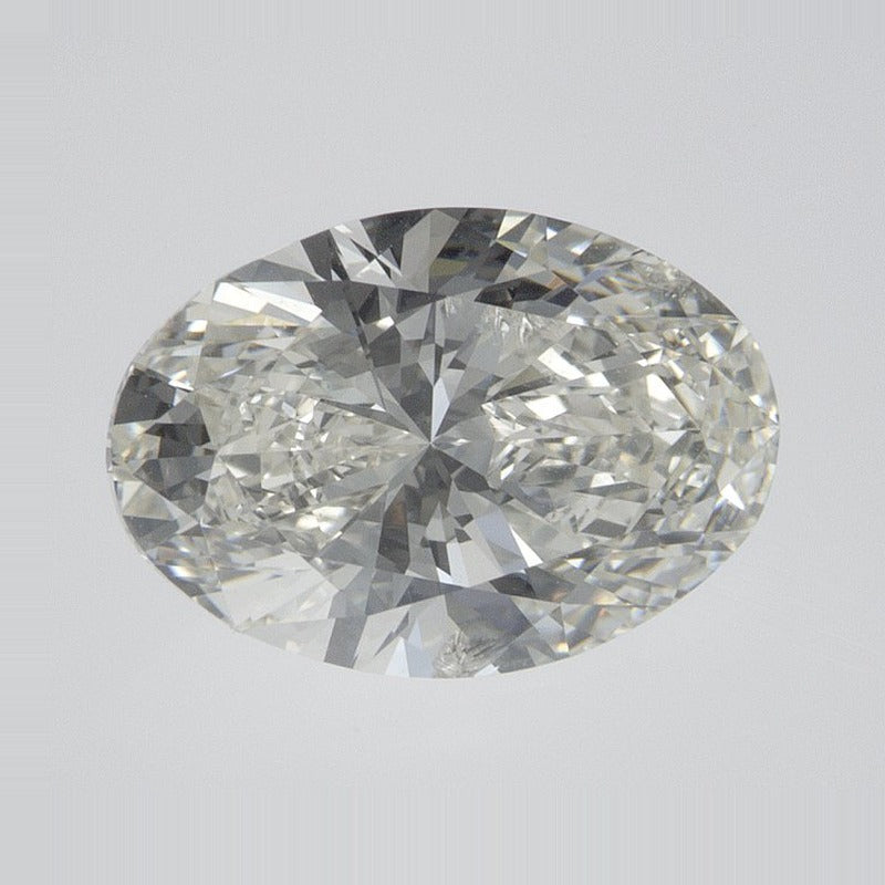 2.01 ct Natural Diamond – H SI1 – Oval Cut – EGL USA Certified — Sapphire Row · cut7