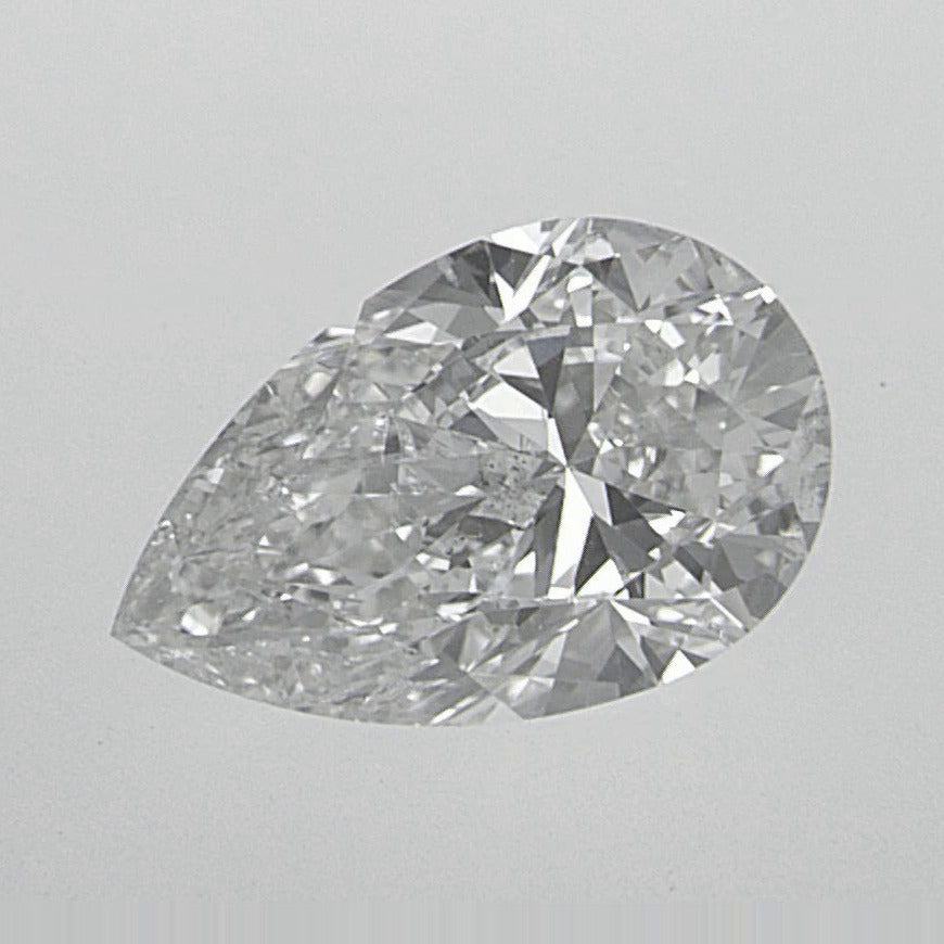 1.00 ct Natural Diamond – H SI2 – Pear Cut – EGL USA Certified — Sapphire Row · cut7
