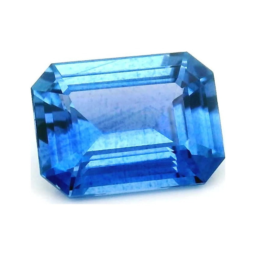 1.38 ct Natural Cornflower Blue Sapphire (Heated) – Emerald Cut — Sapphire Row · cut7