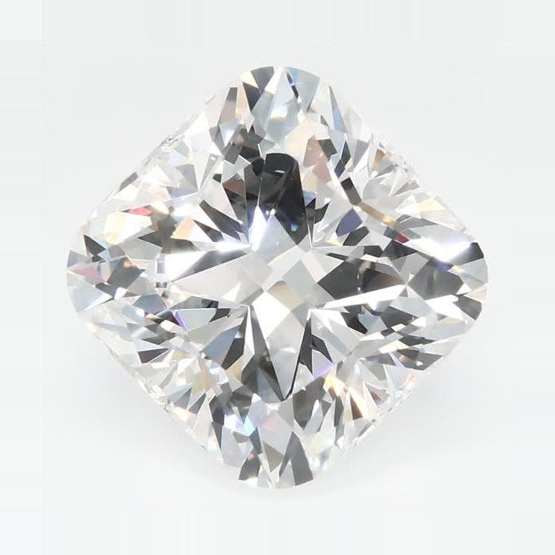 4.89 ct Lab-Grown Diamond – F VVS2 – Cushion Cut – GCAL Certified — Sapphire Row · cut7