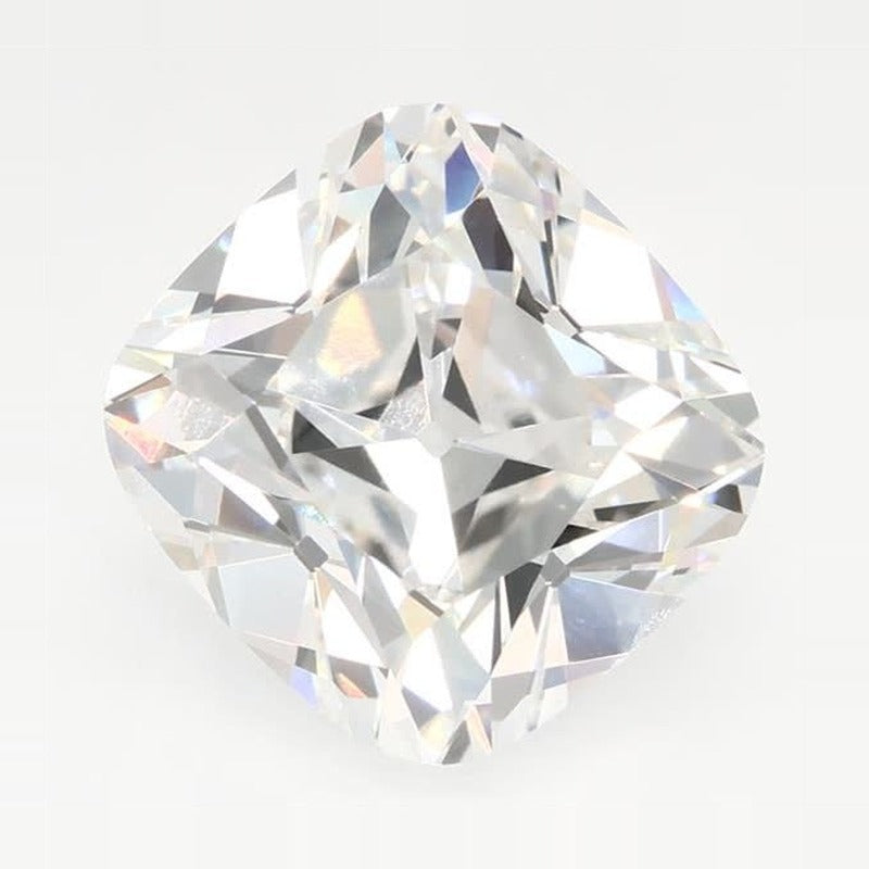 3.56 ct Lab-Grown Diamond – F VVS2 – Cushion Old Mine Cut – GCAL Certified — Sapphire Row · cut7