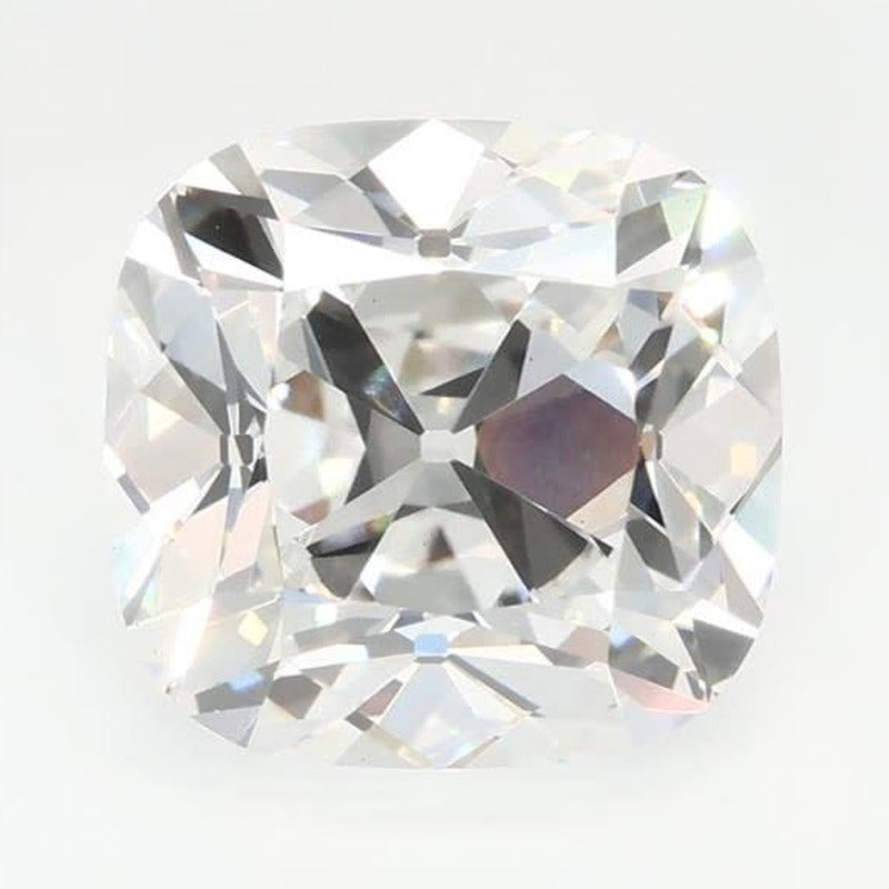 3.22 ct Lab-Grown Diamond – F VVS2 – Cushion Old Mine Cut – GCAL Certified — Sapphire Row · cut7