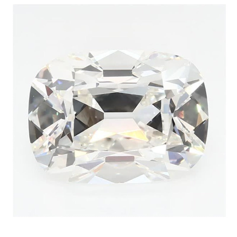2.58 ct Lab-Grown Diamond – F VVS2 – Elongated Cushion Old Mine Cut – GCAL Certified — Sapphire Row · cut7