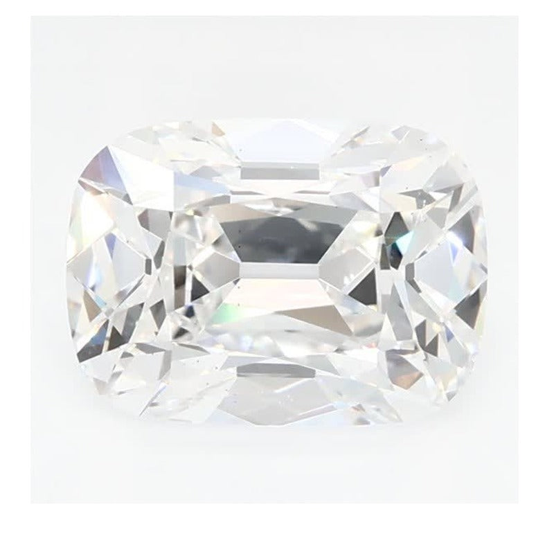 2.07 ct Lab-Grown Diamond – E VS2 – Elongated Cushion Old Mine Cut – GCAL Certified — Sapphire Row · cut7