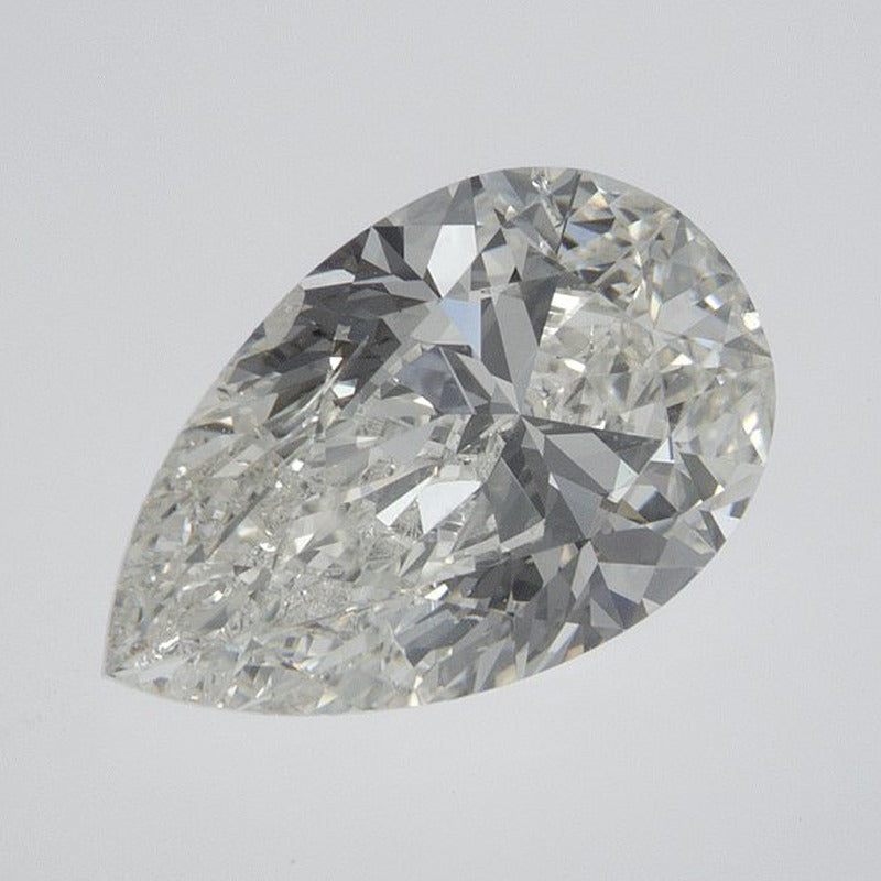 2.01 ct Natural Diamond – H SI2 – Pear Cut – EGL USA Certified — Sapphire Row · cut7