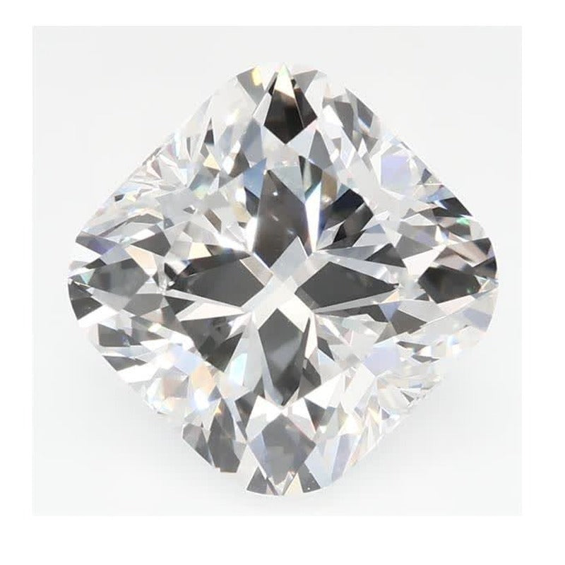 3.20 ct Lab-Grown Diamond – E VVS2 – Cushion Cut – GCAL Certified — Sapphire Row · cut7