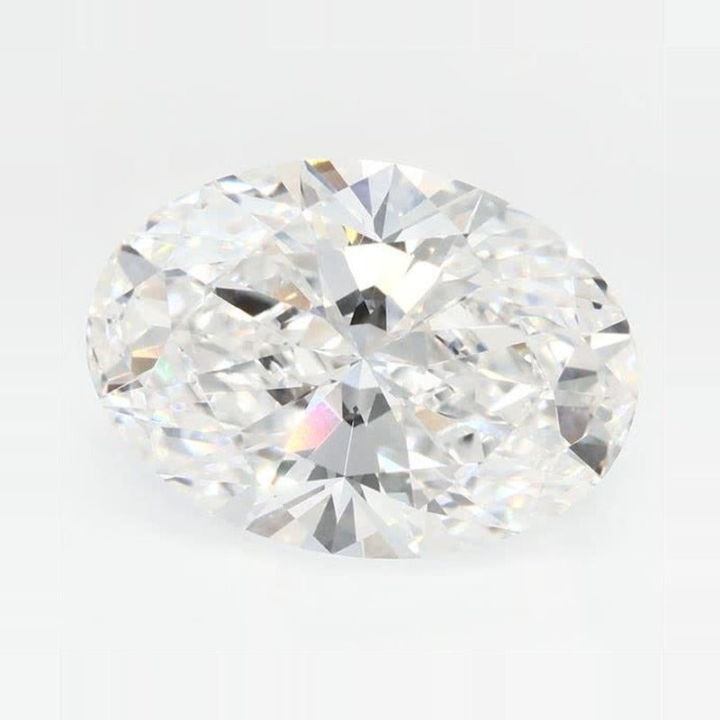 4.03 ct Lab-Grown Diamond – D VVS1 – Oval Cut – GCAL Certified — Sapphire Row · cut7