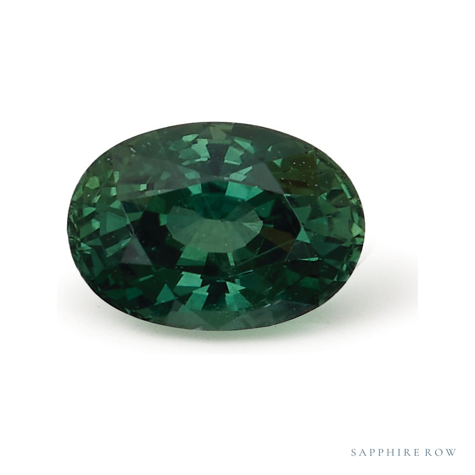 1.27 ct Natural Green Sapphire (Heated) – Oval Cut – Thailand · cut4